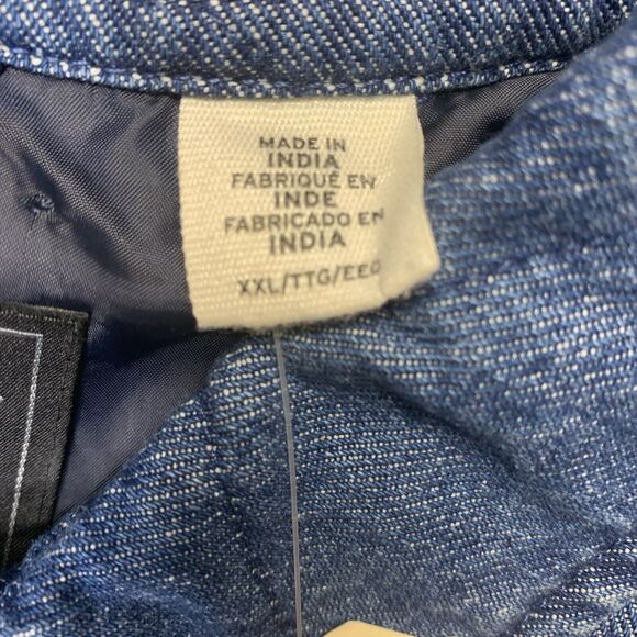 Sz 2XL Levi's Workwear Overshirt Quilted Denim Jacket Shacket Men's MSRP $128 - Picture 5 of 11